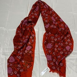 Coach Floral Print Oblong Scarf